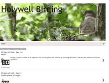 Tablet Screenshot of holywellbirding.blogspot.com