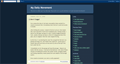 Desktop Screenshot of dailymovement.blogspot.com