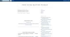Desktop Screenshot of free-nude-mature-woman.blogspot.com