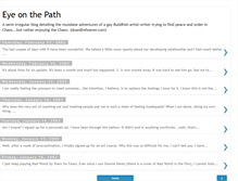 Tablet Screenshot of eyeonthepath.blogspot.com
