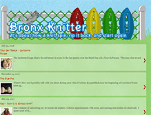Tablet Screenshot of bronxknitter.blogspot.com