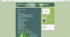 Desktop Screenshot of productosnaturalesaloevera-beli.blogspot.com