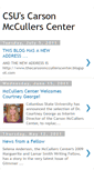 Mobile Screenshot of carsonmccullerscenter.blogspot.com