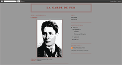 Desktop Screenshot of lagardedefer.blogspot.com