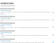 Tablet Screenshot of interfictions.blogspot.com