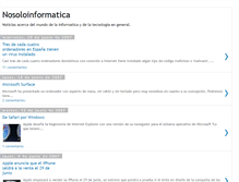 Tablet Screenshot of nosoloinformatica.blogspot.com