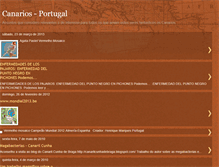 Tablet Screenshot of canariosbrancos.blogspot.com