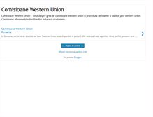 Tablet Screenshot of comisioane-western-union.blogspot.com