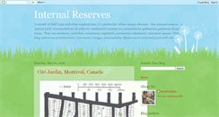 Desktop Screenshot of internalreserves.blogspot.com