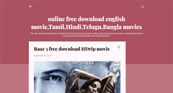 Desktop Screenshot of englishtamilhindifreedownloadmovie.blogspot.com