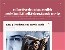 Tablet Screenshot of englishtamilhindifreedownloadmovie.blogspot.com