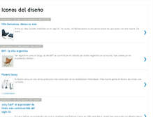 Tablet Screenshot of iconosdeldesign.blogspot.com