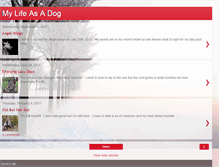 Tablet Screenshot of hudson-mylifeasadog.blogspot.com