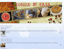 Tablet Screenshot of menu-cocinadecasa.blogspot.com