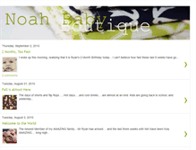 Tablet Screenshot of noahbabyboutique.blogspot.com