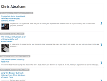 Tablet Screenshot of chrisabraham.blogspot.com