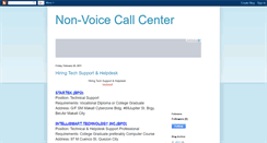Desktop Screenshot of nonvoicecc.blogspot.com