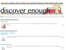 Tablet Screenshot of discoverenough.blogspot.com
