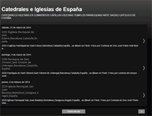 Tablet Screenshot of iglesias-espana.blogspot.com