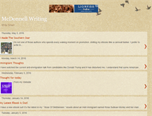 Tablet Screenshot of mcdonnellwrite.blogspot.com