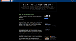 Desktop Screenshot of deepsindiaadventure.blogspot.com