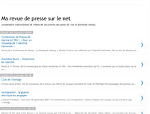 Tablet Screenshot of ckcnet-ma-revue-de-presse.blogspot.com
