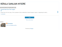 Tablet Screenshot of mysorekeralasamajam.blogspot.com