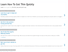 Tablet Screenshot of howtogetthinquick.blogspot.com