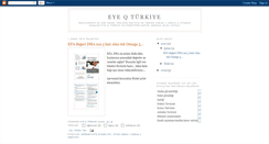 Desktop Screenshot of eyeqturkiye.blogspot.com