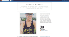 Desktop Screenshot of musicismemory.blogspot.com