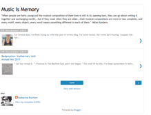 Tablet Screenshot of musicismemory.blogspot.com