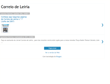 Tablet Screenshot of correiodeleiria.blogspot.com