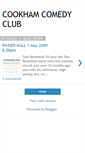 Mobile Screenshot of cookhamcomedyclub.blogspot.com