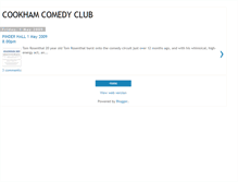 Tablet Screenshot of cookhamcomedyclub.blogspot.com