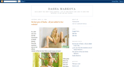 Desktop Screenshot of dashamarkova.blogspot.com