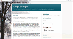 Desktop Screenshot of longcoldnight.blogspot.com