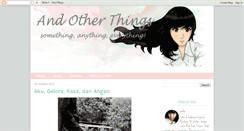 Desktop Screenshot of and-other-things.blogspot.com