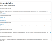 Tablet Screenshot of entreknibales.blogspot.com