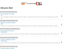 Tablet Screenshot of aboutphmiraclediet.blogspot.com