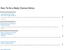 Tablet Screenshot of bodycleansedetox.blogspot.com