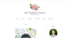 Desktop Screenshot of mypapertales.blogspot.com