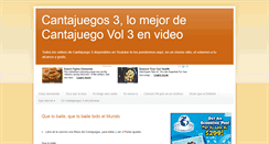 Desktop Screenshot of cantajuegos3.blogspot.com