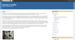 Desktop Screenshot of iamplayingintraffic.blogspot.com