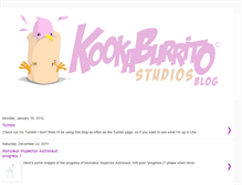 Tablet Screenshot of kookaburrito.blogspot.com