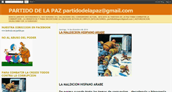 Desktop Screenshot of partidodelapaz.blogspot.com