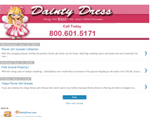 Tablet Screenshot of dainty-dress.blogspot.com