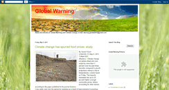 Desktop Screenshot of globalwarning2011.blogspot.com
