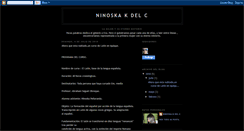 Desktop Screenshot of ninoskadelc.blogspot.com