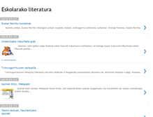 Tablet Screenshot of eskolarakoliteratura.blogspot.com