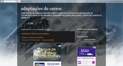 Desktop Screenshot of adaptacoesdecarros.blogspot.com